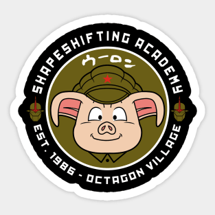 Shapeshifting Academy Sticker